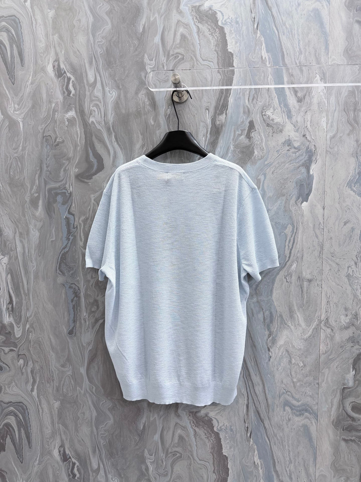 Ralph Lauren Men's Waffle‑Knit Crew Neck Short‑Sleeve T‑Shirt