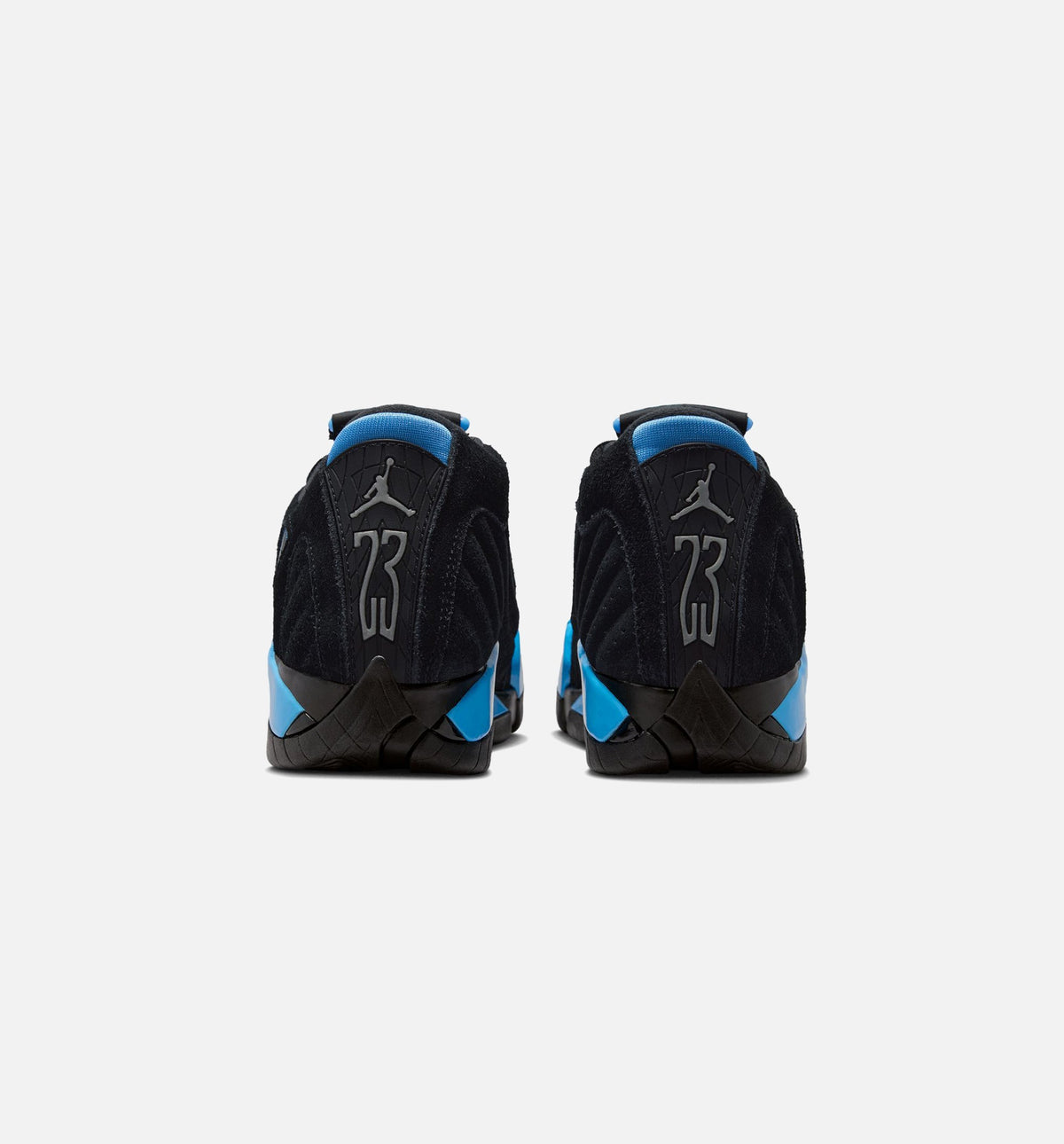 Air Jordan 14 Retro Black University Blue Big Kids' Sneakers - Black / White / University Blue