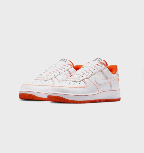 Nike Air Force 1 Low '07 'White Black' Pebbled Leather