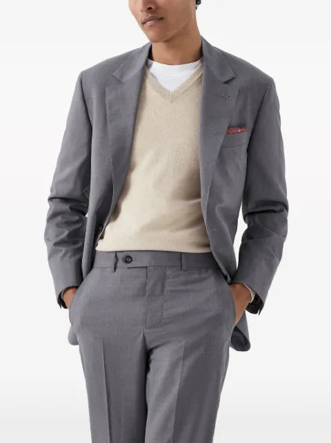 Brunello Cucinelli notched-lapels single-breasted suit
