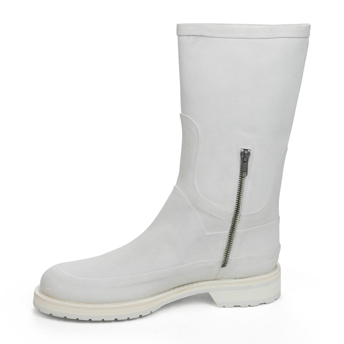BIANCO WHITE ANKLE BOOTS