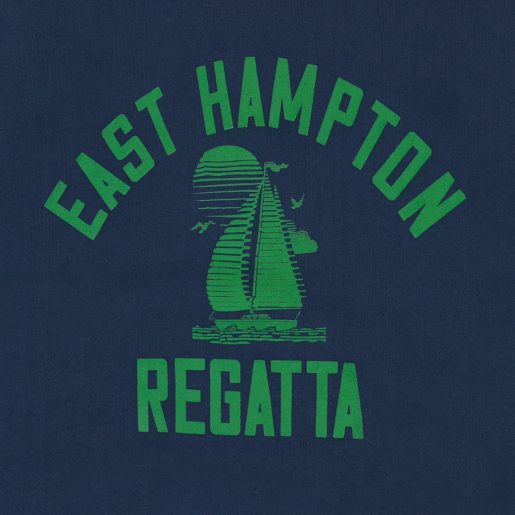 NAVY HAMPTON REGATTA CREWNECK SWEATSHIRT