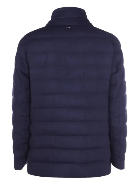 Herno quilted layered blazer