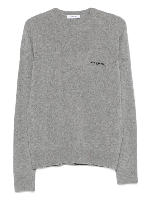 Givenchy sweater in wool and cashmere embroidered Givenchy Paris