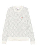 Casablanca monogram mohair blend sweater