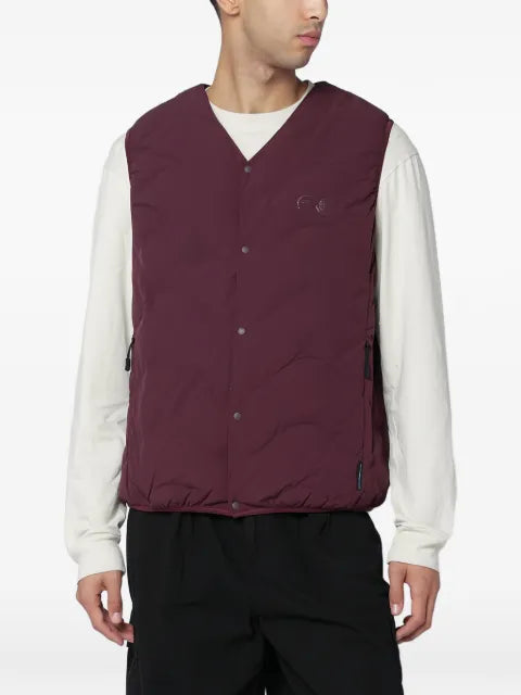 PURPLE MOUNTAIN OBSERVATOR quilted v-neck gilet