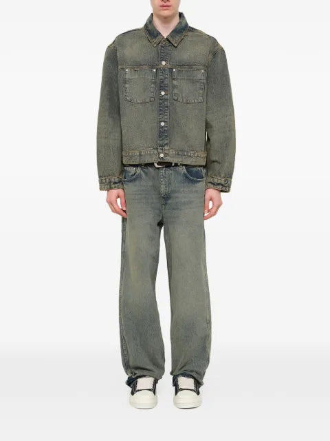 Represent denim trucker jacket
