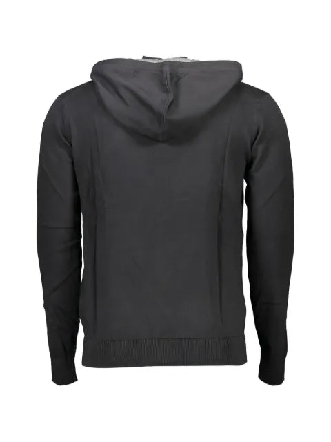 U.S. POLO ASSN. logo-embroidered zip-fastening hoodie