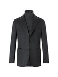 Zegna dark grey mélange Oasi cashmere jacket