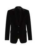 Canali velvet peak-lapel jacket