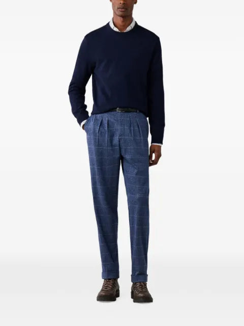 Hackett London patch-detail crew-neck sweater