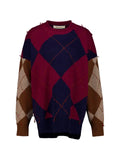 Baziszt argyle cashmere sweater