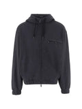 Emporio Armani zip-up hooded jacket