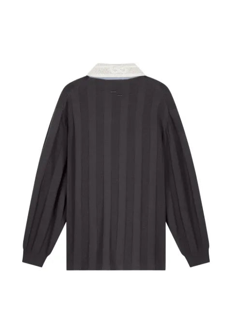 Filling Pieces knitted vertical-stripe sweater