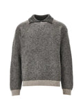 Emporio Armani jacquard-knit piqué sweater