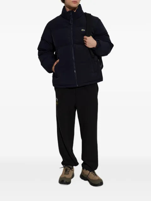 Lacoste quilted high-neck jacket