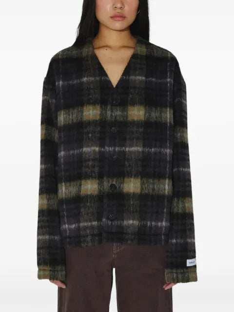 Dr. Denim Julian check-pattern cardigan