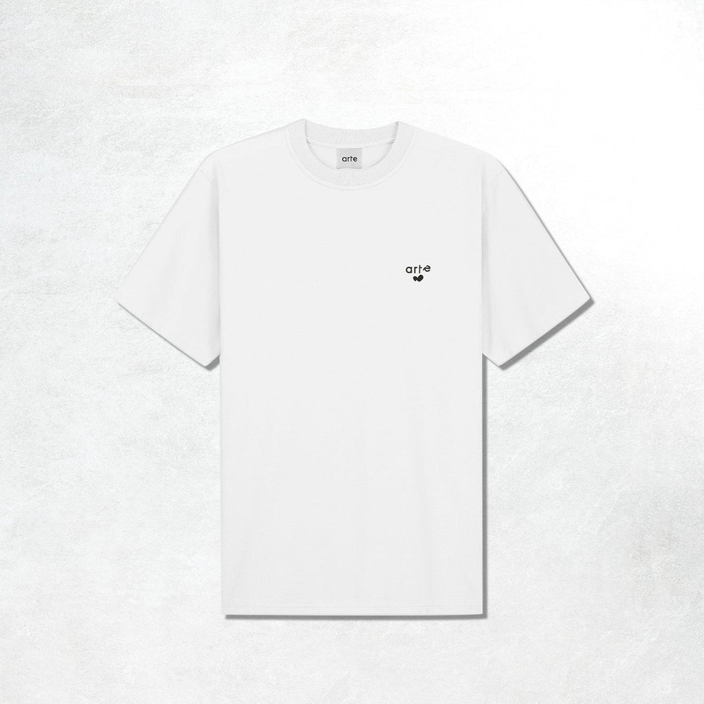 Arte Heart Logo T-shirt: White