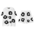 Denim Tears White Black Cotton Wreath Matching Set