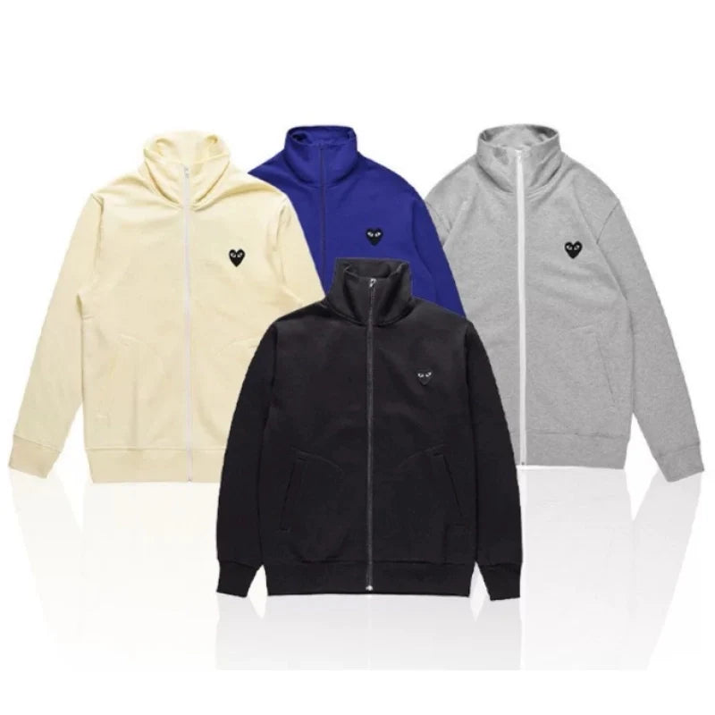 Comme des Garcons PLAY Zip Up Sweatshirt