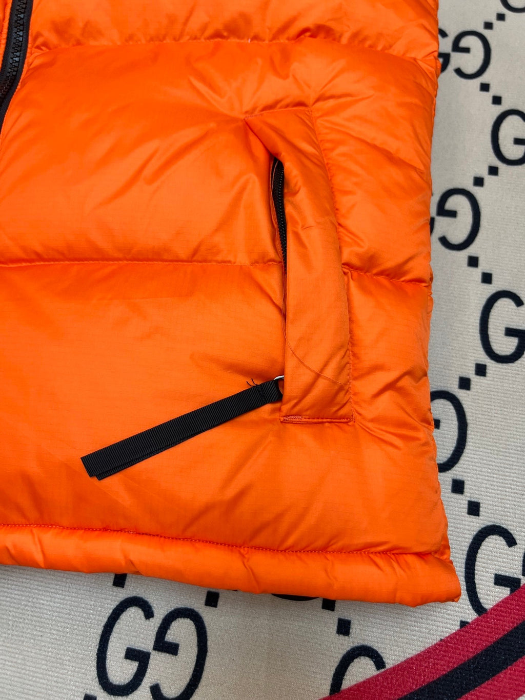The North Face Orange Black 1996 Retro Nuptse Down Vest