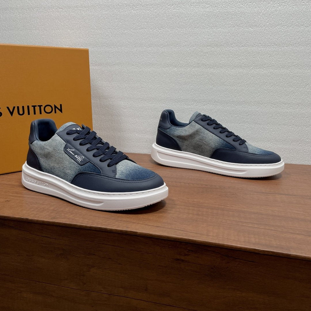 Louis Vuitton Textured Low-Top Sneakers