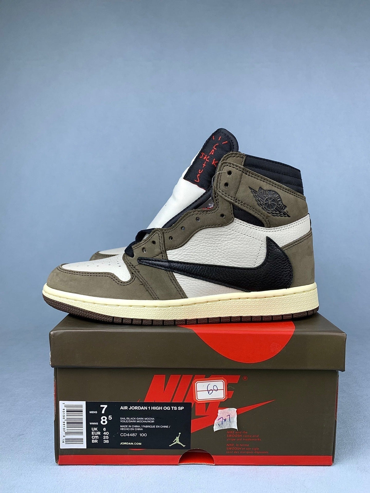 Air Jordan 1 High Mocha ts Unisex Sneakers CD4487-100