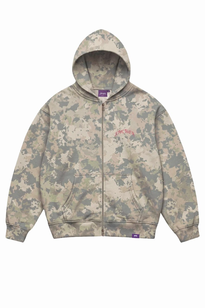 JACKER N°1890 HOODIE ZIP Camo